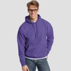 Hanes Men's Ecosmart Fleece Pullover Hooded Sweatshirt - Purple