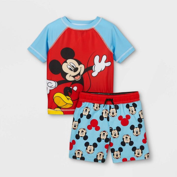 Mickey Mouse Baby Boys' Disney Mickey Rash Guard