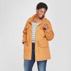 Women's Plus Size Utility Anorak Jacket - Ava & Viv Copper (brown) X
