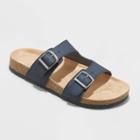 Kids' Drew Slip-on Footbed Sandals - Cat & Jack Navy