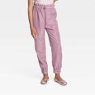 Girls' Smock Waist Utility Pants - Art Class Dusty Pink
