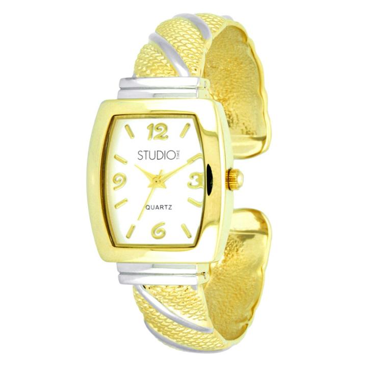 Women's Studio Time Bangle Watch - Gold