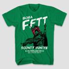 Boys' Star Wars Boba Fett Short Sleeve Graphic T-shirt - Green