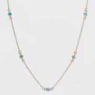 Delicate Necklace - A New Day Turquoise/gold
