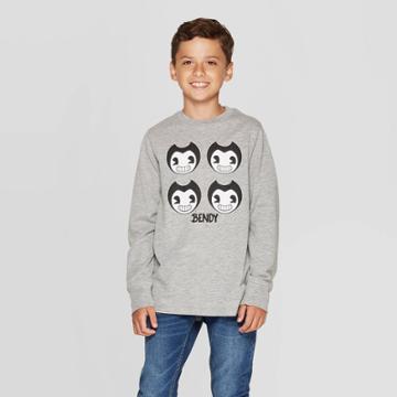 Boys' Bendy And The Ink Machine T-shirt - Gray