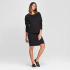 Maternity Relaxed Body Cut And Sew Dress - Isabel Maternity By Ingrid & Isabel Black