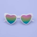 Girls' Heart Frame Sunglasses - More Than Magic White, Girl's