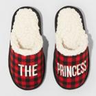 Girls' Family Sleep Princess Slippers - Wondershop Red