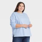 Women's Plus Size Sweatshirt - Ava & Viv Blue