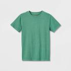 Boys' Short Sleeve Garment Wash T-shirt - Cat & Jack Ocean Green
