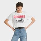 Modern Lux Women's The Goonies Short Sleeve Graphic Boyfriend T-shirt - White