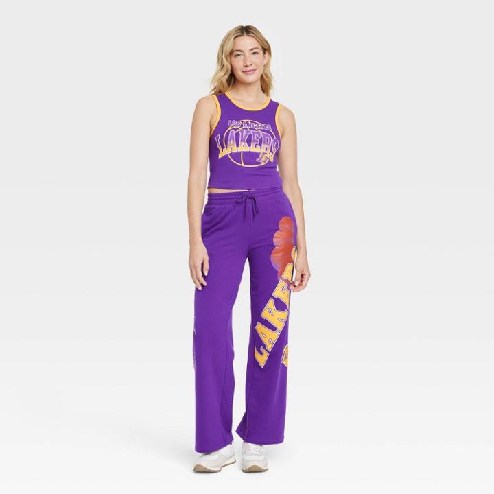 Women's La Lakers Nba Graphic Tank Top - Purple