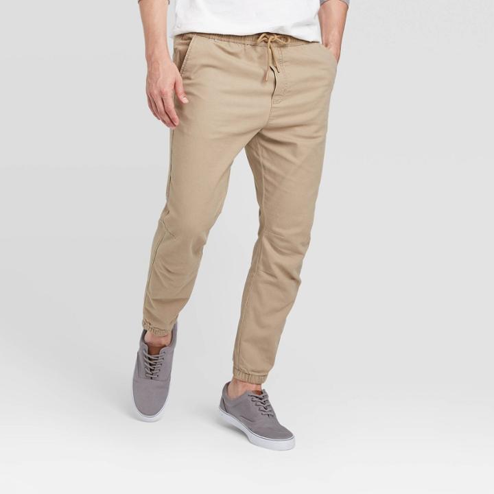 Men's Jogger Pants - Goodfellow & Co Tan