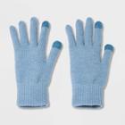 Men's Classic Knit Touch Gloves - Goodfellow & Co Indigo, Blue