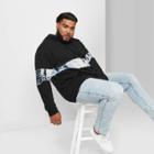 Men's Big & Tall Tie-dye Sweatshirt - Original Use Black