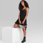 Women's Sleeveless Knit Tiered Dress - Wild Fable Black