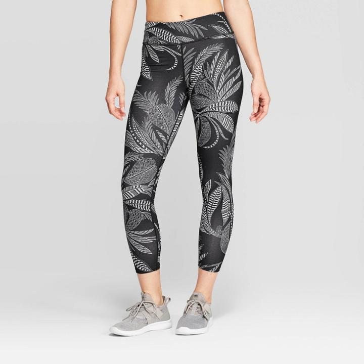 Women's Mid-rise Activewear Leggings - Joylab Black M,