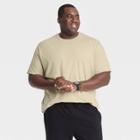Men's Tall Standard Fit Short Sleeve Crewneck T-shirt - Goodfellow & Co Light Green