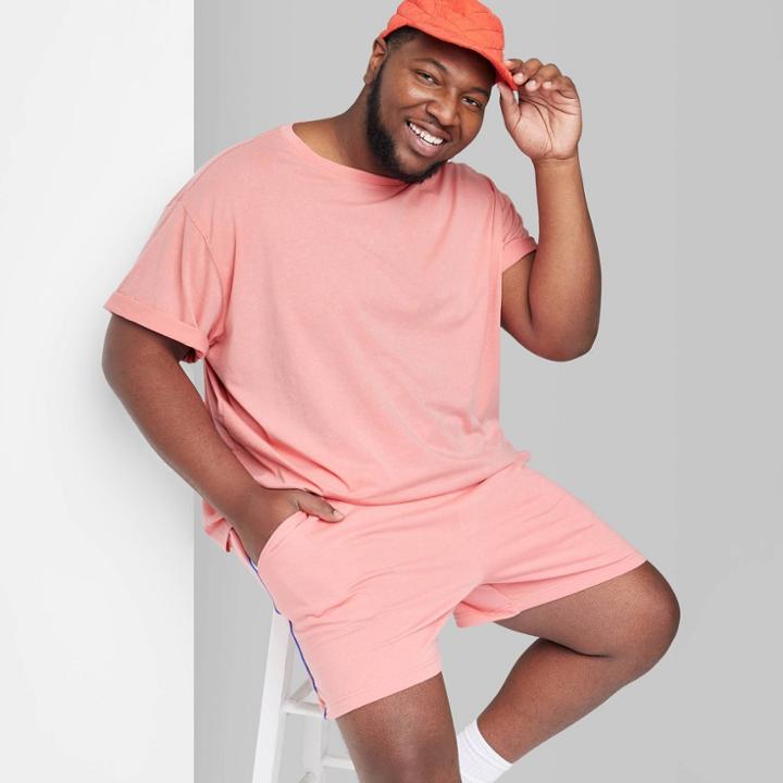 Men's Big & Tall Short Sleeve T-shirt - Original Use Coral