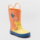 Toddler Boys' Leif Pull-on Rain Boots - Cat & Jack Orange