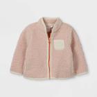 Baby Family Gateway Sherpa Zip-up Sweatshirt - Cat & Jack Blush Pink