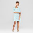 Girls' Short Sleeve Knit A Line Dress - Cat & Jack