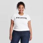 Women's Plus Size Schitt's Creek Eww David Short Sleeve Graphic T-shirt - White