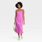 Women's Apron Slip Dress - A New Day Purple