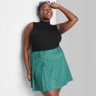 Women's Plus Size Sweater Tank Top - Wild Fable Black