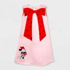 Mickey Mouse & Friends Girls' Disney Minnie Mouse Dress - Pink 3 - Disney