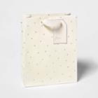 Cream With Silver Stars Cub Gift Bag - Sugar Paper , Beige