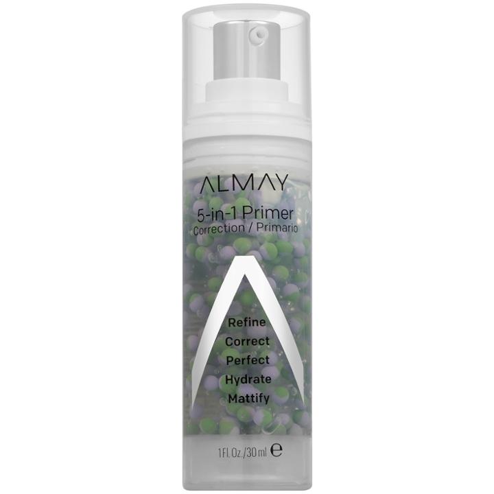 Almay 5-in-1 Primer To Refine, Correct, Perfect, Hydrate, Mattify - 1 Fl Oz, Clear