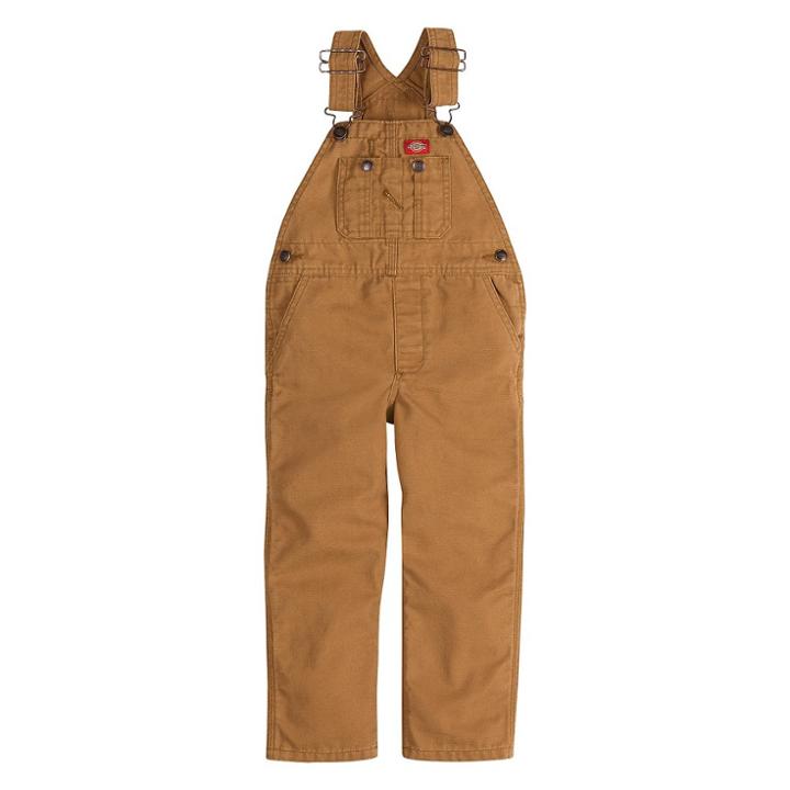 Dickies Boys' Overalls - Brown