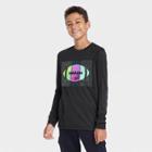 All In Motion Boys' Long Sleeve Football Graphic T-shirt - All In