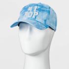 Men's Tie-dye Pop Number One Dad Baseball Hat - Goodfellow & Co Blue