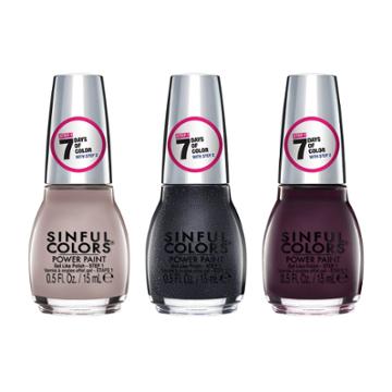 Sinful Colors Nail Polish Set - Never Not Working - Galaxy Gurl - Plum 'n' Berry