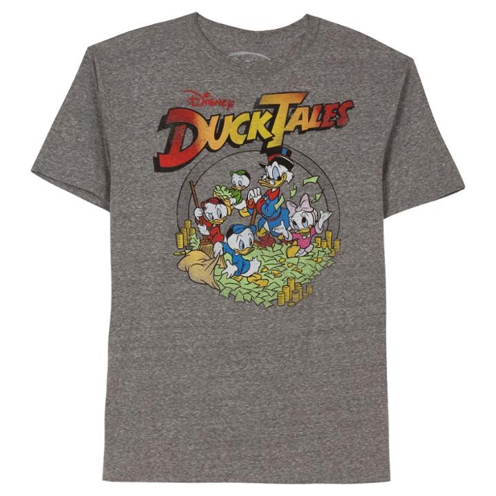 Disney Men's Duck Tales T-shirt Gray