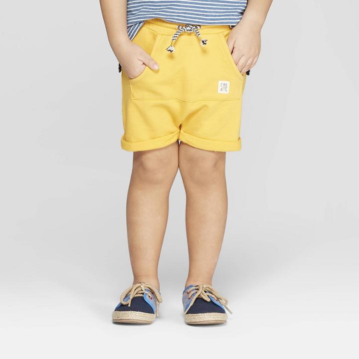 Toddler Boys' Knit Shorts - Art Class Yellow