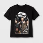 Boys' Star Wars The Last Jedi Short Sleeve T-shirt - Black