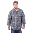 Dickies Men's Sherpa Lined Shirt Jackets - Charcoal/black (grey/black)