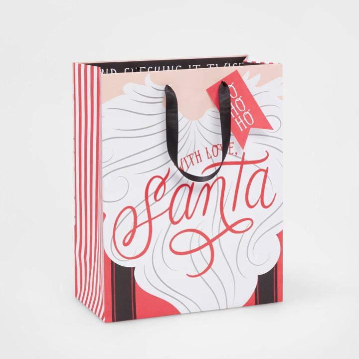 Large Santa Beard Gift Bag - Wondershop