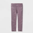 Girls' Performance Cropped Leggings - All In Motion Lilac Purple