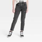 Girls' High-rise Girlfriend Jeans - Art Class Black Wash