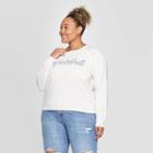 Women's Grateful Plus Size Long Sleeve Sweatshirt - Grayson Threads (juniors') - Light Beige 2x, Women's,