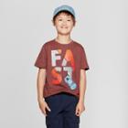 Boys' Short Sleeve Fast Graphic T-shirt - Cat & Jack Red