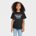 Ph By The Phluid Project Pride Kids' Protect Trans Kids Phluid Project Short Sleeve T-shirt - Black