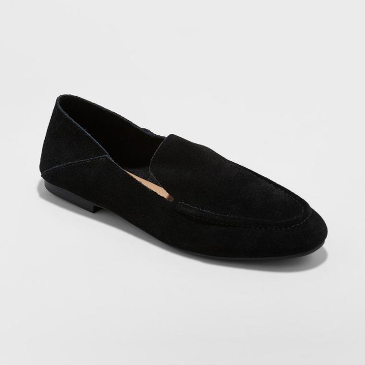 Target Women's Jisela Collapsible Back Loafers - A New Day Black