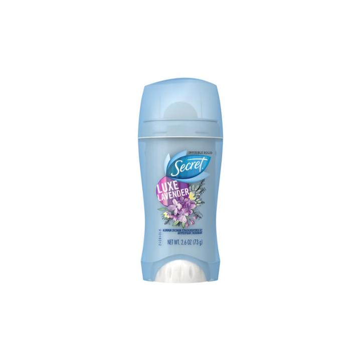 Secret Fresh Luxe Lavender Invisible Solid Antiperspirant And Deodorant