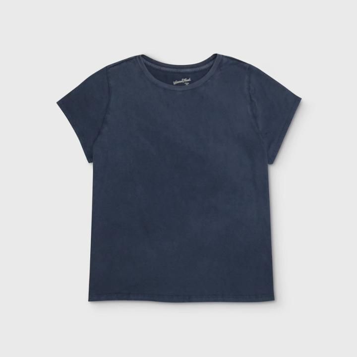 Women's Plus Size Short Sleeve T-shirt - Universal Thread Navy 1x, Women's, Size: