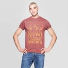 Men's Short Sleeve Crewneck Count Me In Graphic T-shirt - Awake Burgundy